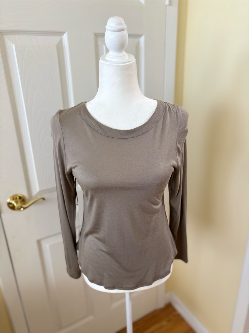 Pascline Paris Long Sleeve Crewneck Top